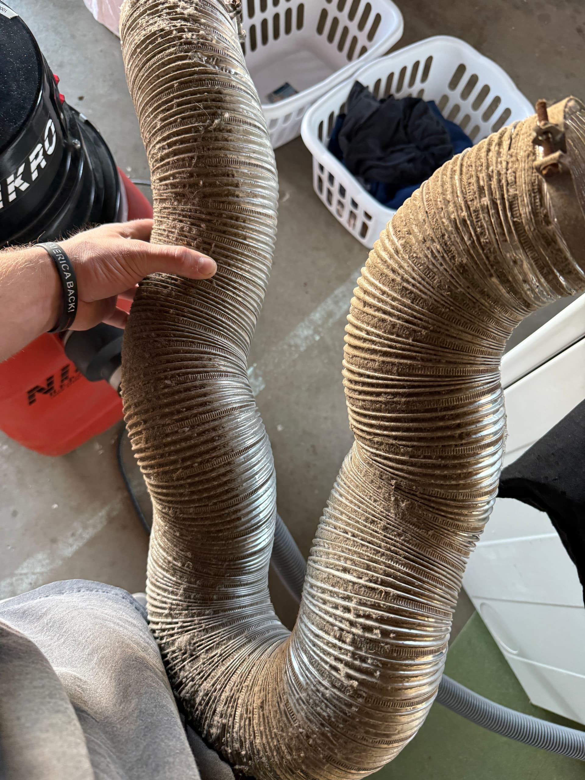 Gallery photos for Safe Flow Duct Service Upgrades Laundry Room Ventilation: Image #2